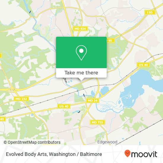 Mapa de Evolved Body Arts, 2200 Philadelphia Rd