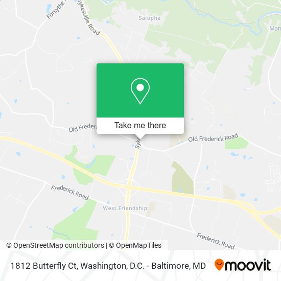 1812 Butterfly Ct, Sykesville, MD 21784 map