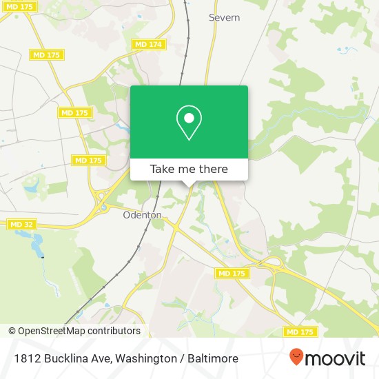 1812 Bucklina Ave, Odenton, MD 21113 map