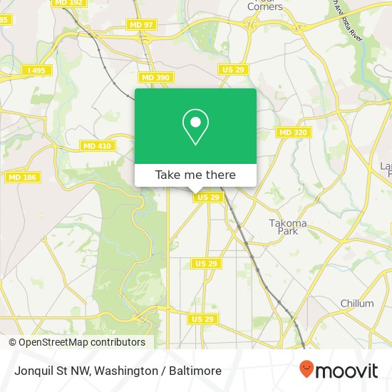 Jonquil St NW, Washington, DC 20012 map