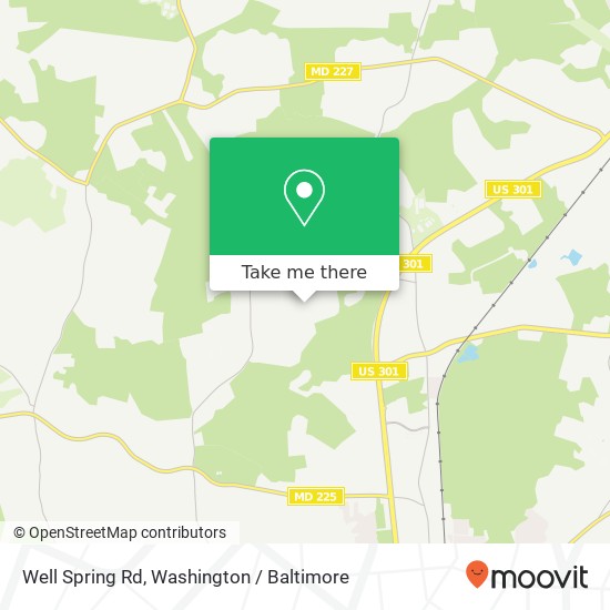 Well Spring Rd, La Plata, MD 20646 map