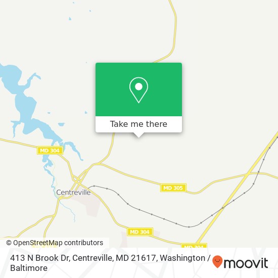 413 N Brook Dr, Centreville, MD 21617 map