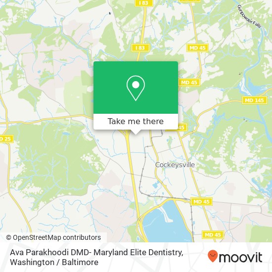 Ava Parakhoodi DMD- Maryland Elite Dentistry, 224 Schilling Cir map