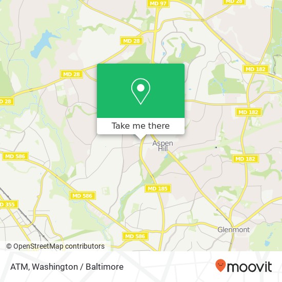 Mapa de ATM, 13810 Connecticut Ave