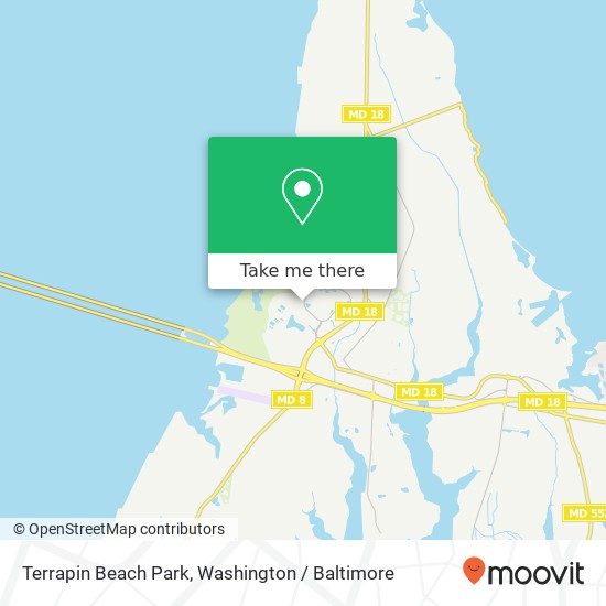 Mapa de Terrapin Beach Park, 191 Log Canoe Cir