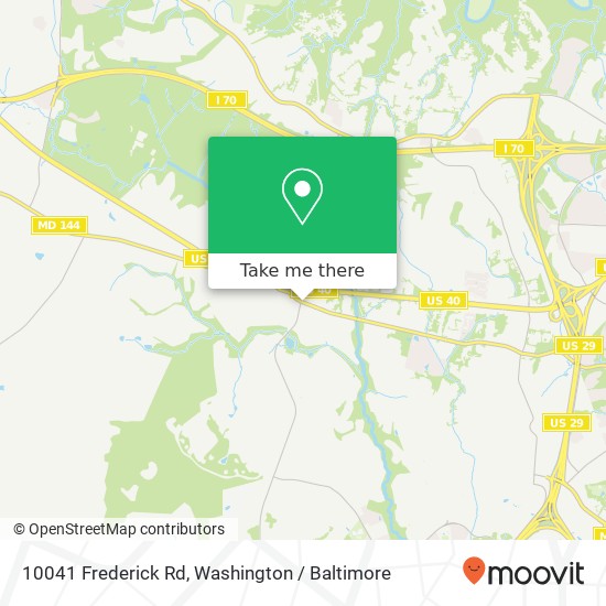 10041 Frederick Rd, Ellicott City, MD 21042 map