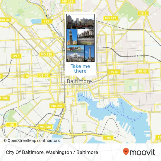 Mapa de City Of Baltimore