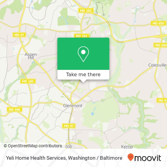 Mapa de Yeli Home Health Services, 12825 Camellia Dr