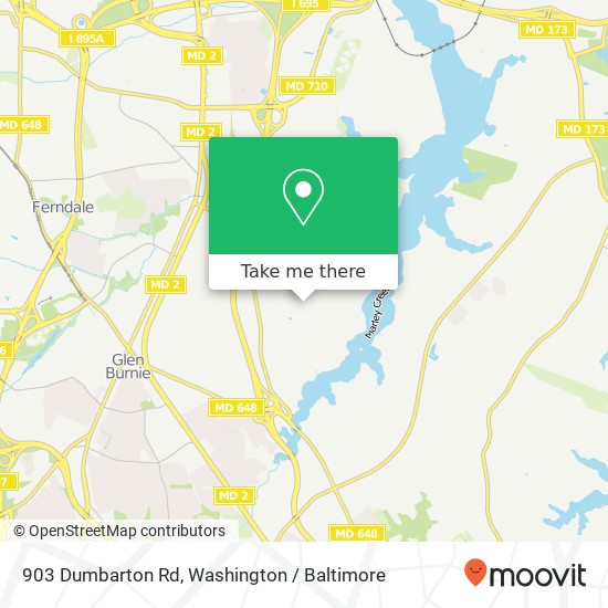 903 Dumbarton Rd, Glen Burnie, MD 21060 map