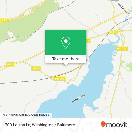 700 Louisa Ln, North East, MD 21901 map