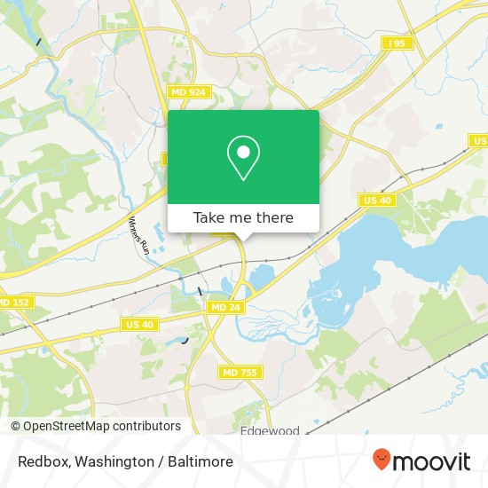 Redbox, 2603 Philadelphia Rd map