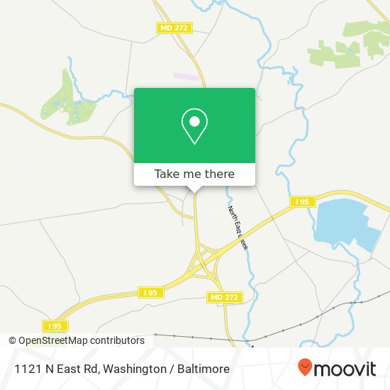 1121 N East Rd, North East, MD 21901 map