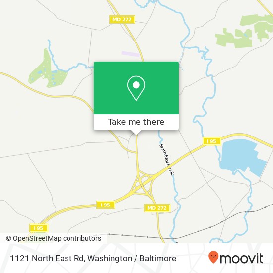 1121 North East Rd, North East, MD 21901 map