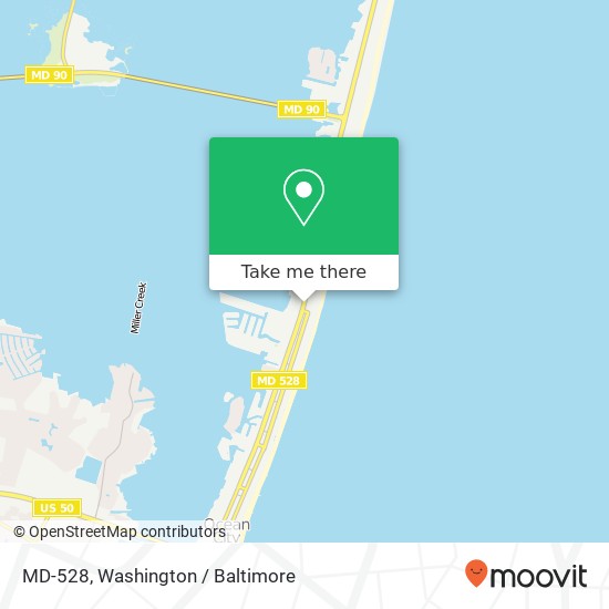 MD-528, Ocean City, MD 21842 map