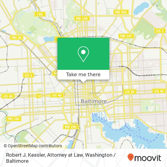 Robert J. Kessler, Attorney at Law, 14 W Madison St map