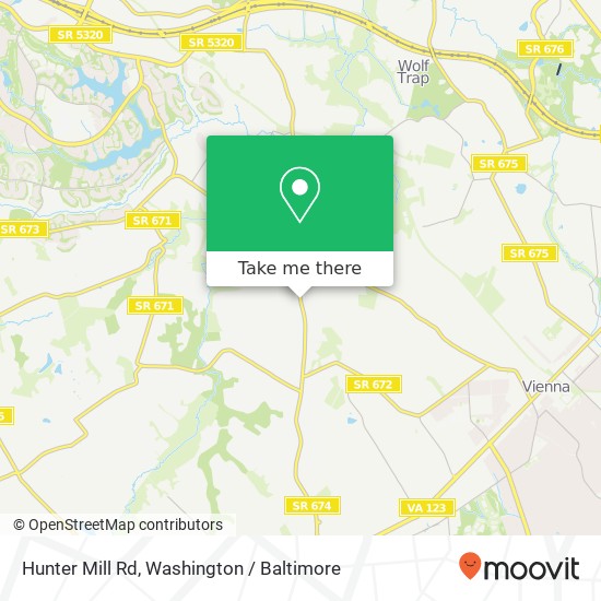 Hunter Mill Rd, Vienna, VA 22181 map