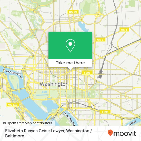 Elizabeth Runyan Geise Lawyer, 901 New York Ave NW map