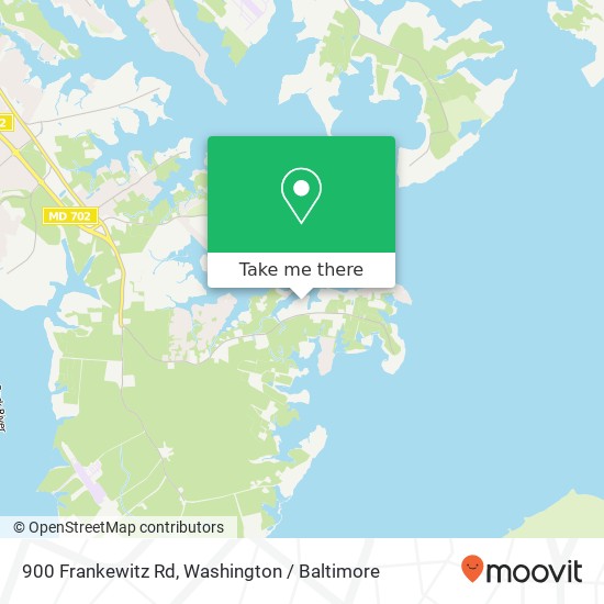 Mapa de 900 Frankewitz Rd, Essex, MD 21221