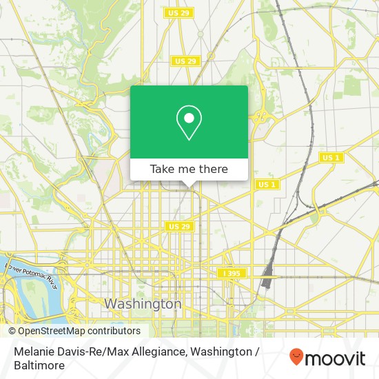 Mapa de Melanie Davis-Re / Max Allegiance, 911 U St NW