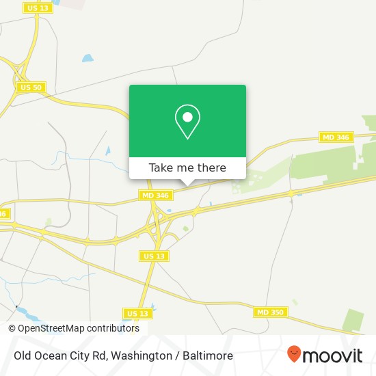 Old Ocean City Rd, Salisbury, MD 21804 map