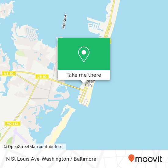 N St Louis Ave, Ocean City, MD 21842 map