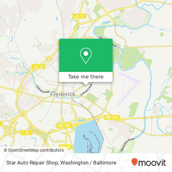 Mapa de Star Auto Repair Shop, 580 E Church St