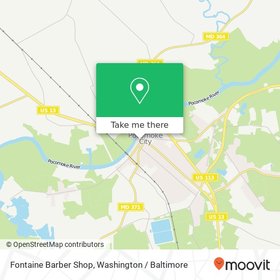 Mapa de Fontaine Barber Shop, 110 Willow St