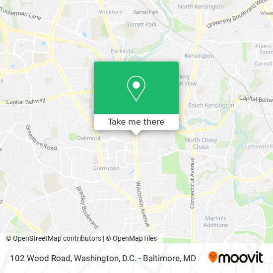 Mapa de 102 Wood Road