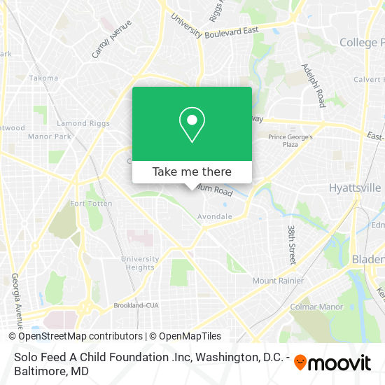 Solo Feed A Child Foundation .Inc map