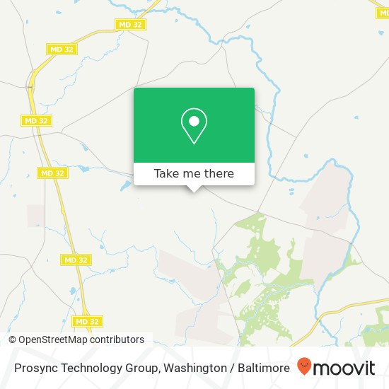 Mapa de Prosync Technology Group, 12533 Folly Quarter Rd