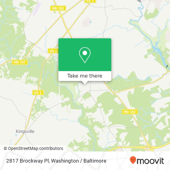 Mapa de 2817 Brockway Pl, Kingsville, MD 21087