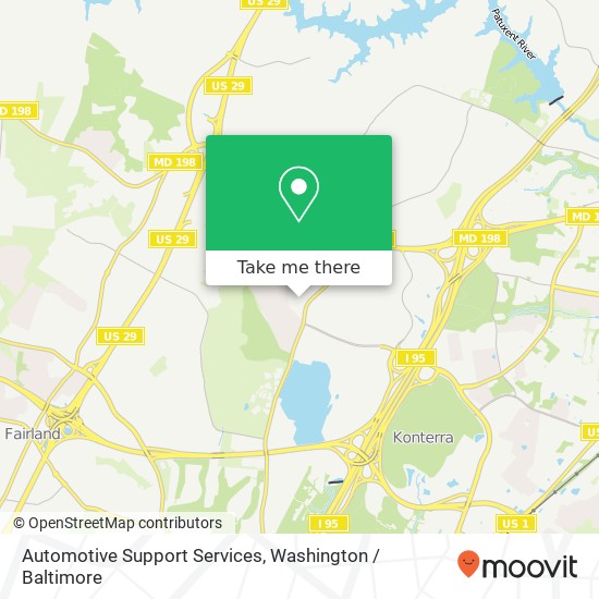 Automotive Support Services, 14616 Old Gunpowder Rd map