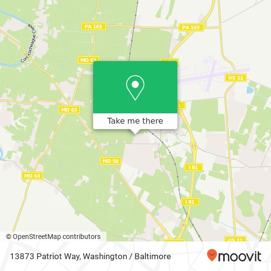 13873 Patriot Way, Hagerstown, MD 21740 map