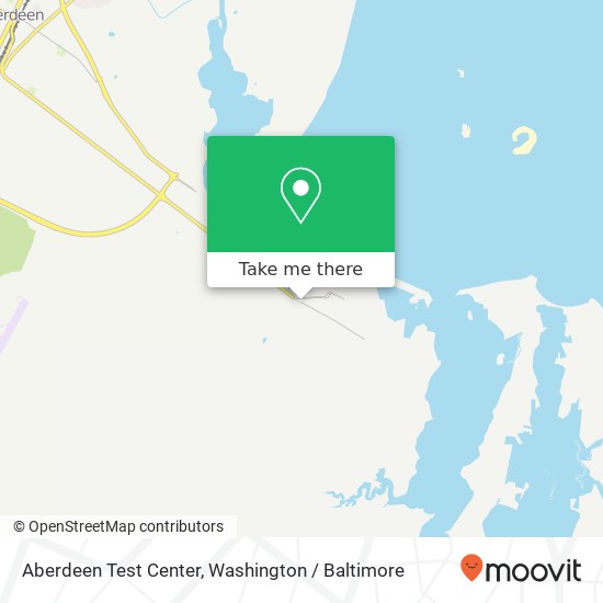 Aberdeen Test Center map