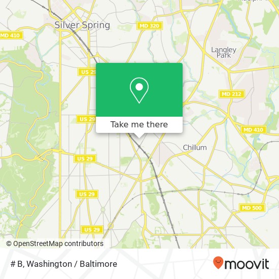 Mapa de # B, 6210 North Capitol St NW # B, Washington, DC 20011, USA