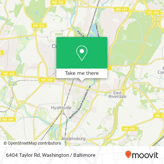 6404 Taylor Rd, Riverdale, MD 20737 map