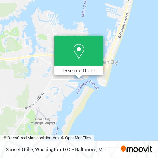 Mapa de Sunset Grille