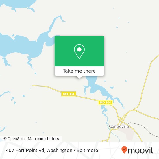 Mapa de 407 Fort Point Rd, Centreville, MD 21617