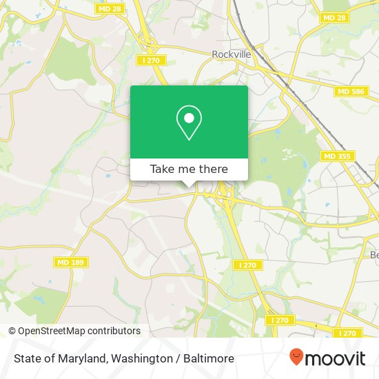 Mapa de State of Maryland