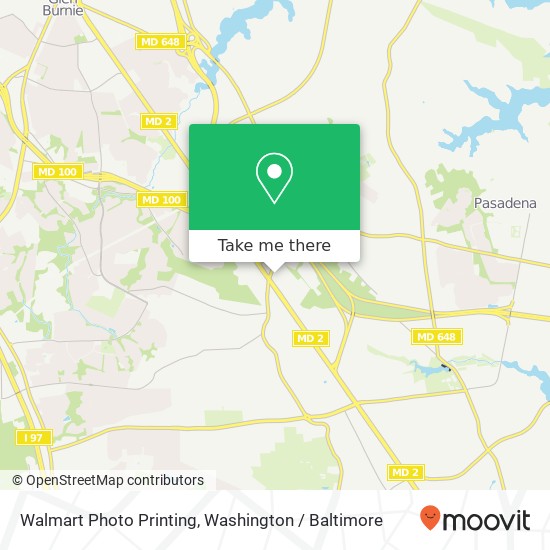 Mapa de Walmart Photo Printing, 8107 Ritchie Hwy