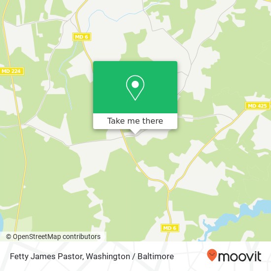 Mapa de Fetty James Pastor, 2990 Baptist Church Rd