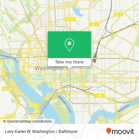 Mapa de Levy Karen W, 701 Pennsylvania Ave NW