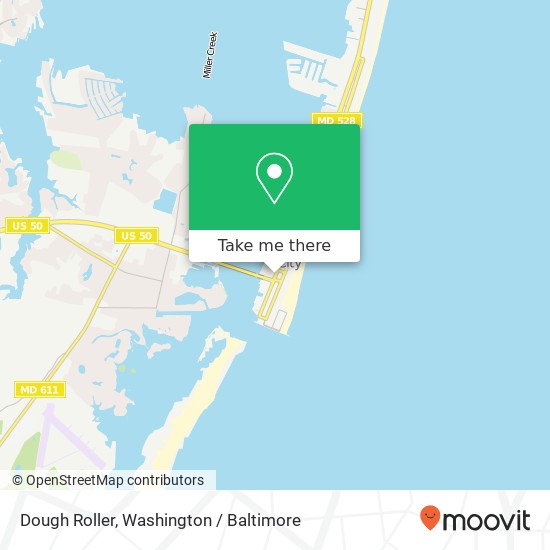 Mapa de Dough Roller, 41 Coastal Hwy