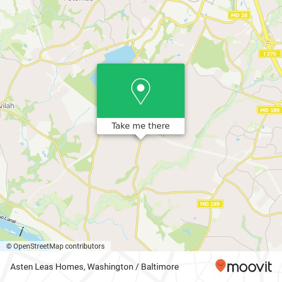 Asten Leas Homes map