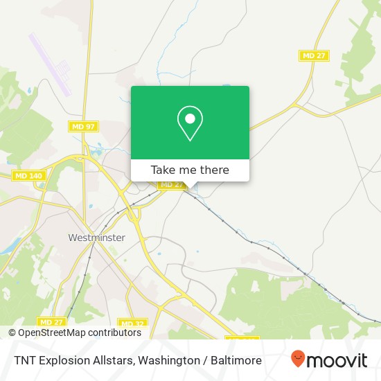 Mapa de TNT Explosion Allstars, 406 Lucabaugh Mill Rd