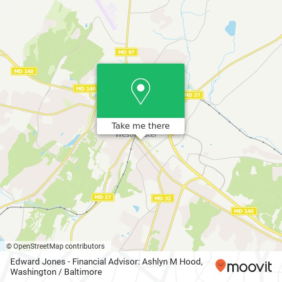 Mapa de Edward Jones - Financial Advisor: Ashlyn M Hood, 79 E Main St