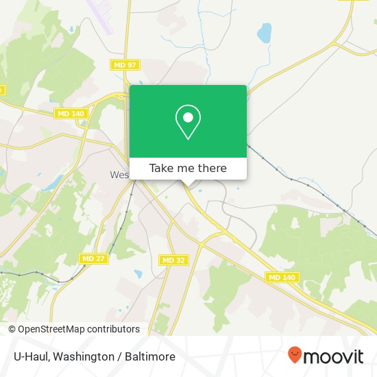 U-Haul, 398 Baltimore Blvd map