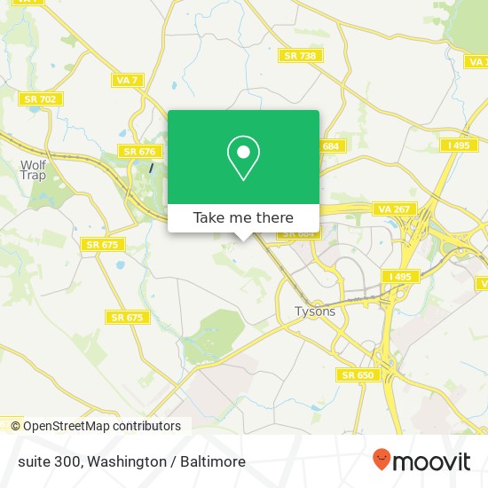 suite 300, 8605 Westwood Center Dr suite 300, Tysons, VA 22182, USA map