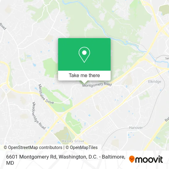 6601 Montgomery Rd map