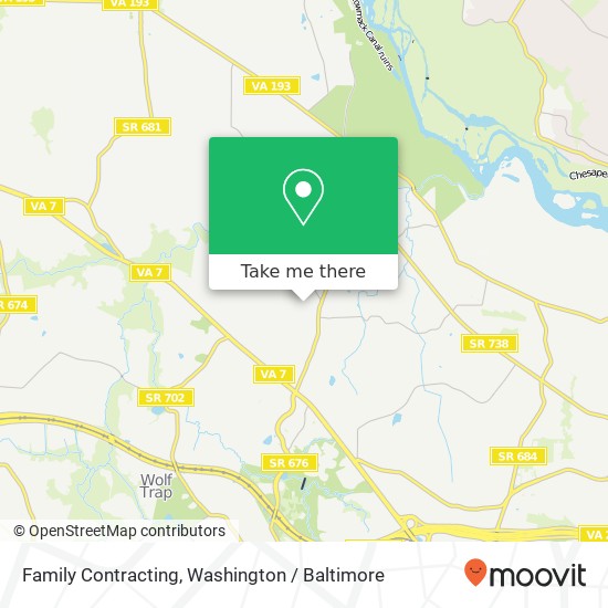 Family Contracting, 1116 Towlston Rd map